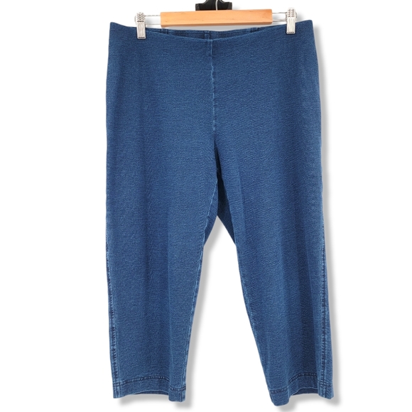 J. Jill Pants - J. Jill Pure Jill Slim Crop Pull On Stretchy Pants Size Medium Petite